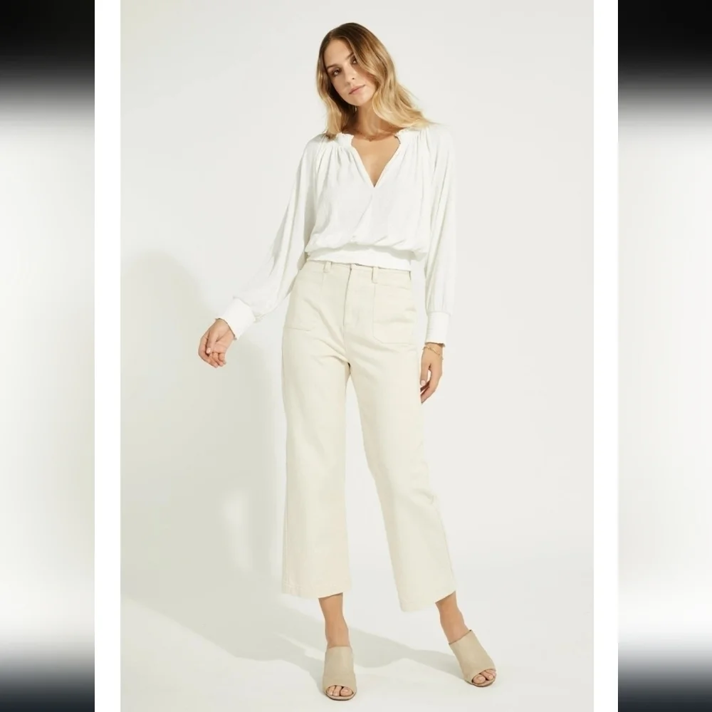 GENTLE FAWN,‎ Brooke Top, White , Size Medium